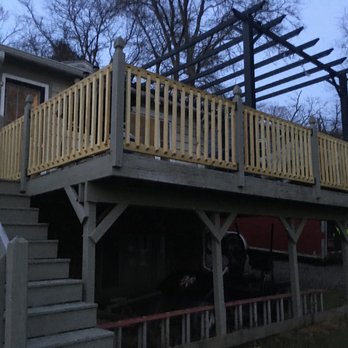 Ace Handyman Services Southern Tier - This customer's railing had been weathered to being dangerous so we replaced all the worn out railing pieces to keep their family safe. - Handyman Near Me - Binghamton, New York