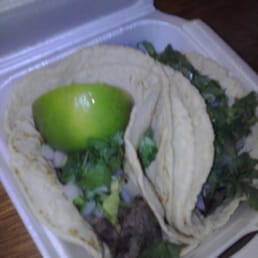 Hand made corn tortilla /asada tacos. Hand made corn tortilla /asada tacos.