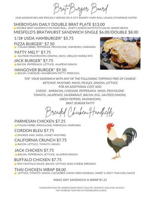 Menu photo 4 Sly's Midtown Salooon and Grill Sheboygan, WI Menu photo 4 Sly's Midtown Salooon and Grill Sheboygan, WI