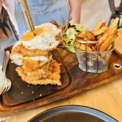 Kinoa - Milanesa a lo pobre