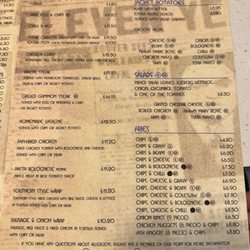 Capone's - Menu