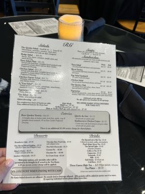Menu photo 2 The Rose Garden Tea Room Arlington, TX