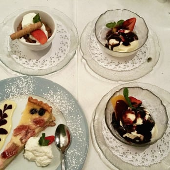 Merlot Restaurant - Dessert - the fruit flan I ordered was the best imo. - French Near Me - Etobicoke, Ontario