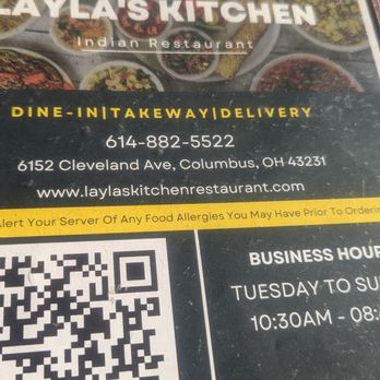 Layla's Kitchen - Indian Near Me - Columbus, Ohio Layla's Kitchen - Indian Near Me - Columbus, Ohio