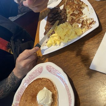 TJ's Roadhouse - Steak and eggs and pancake - American Near Me - Colfax, California