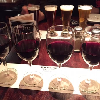 Wildfire - Flight of wine - American Near Me - Chicago, Illinois Wildfire - Flight of wine - American Near Me - Chicago, Illinois