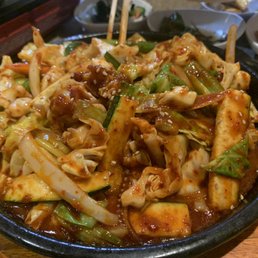 Squid stirfry Squid stirfry