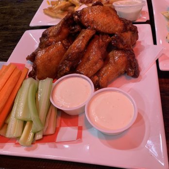Cheap Shots - Henny wings and bow wow fries - Dive Bars Near Me - Flushing, New York