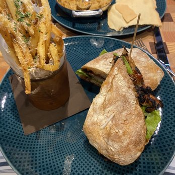 Fia Restaurant - Jerk Chicken Sandwich - New American Near Me - Atlanta, Georgia