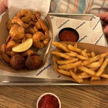 Hushpuppies Seafood Kitchen - Fried shrimp - Seafood Near Me - Summerville, South Carolina Hushpuppies Seafood Kitchen - Fried shrimp - Seafood Near Me - Summerville, South Carolina