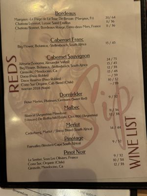 Menu photo 2 Sip New Port Richey, FL Menu photo 2 Sip New Port Richey, FL