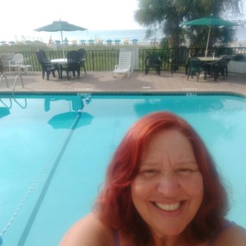 Riptide Beach Club - Oceanfront pool in front of D building. There is no another pool in front of B building on the beach. - Hotels Near Me - Myrtle Beach, South Carolina