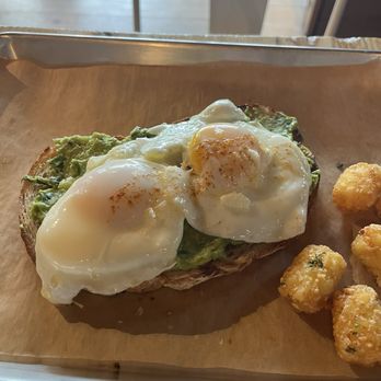 Almost Home General - Avocado toast with eggs and tots - Coffee & Tea Near Me - Philadelphia, Pennsylvania Almost Home General - Avocado toast with eggs and tots - Coffee & Tea Near Me - Philadelphia, Pennsylvania