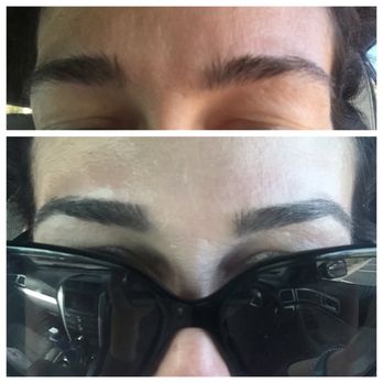 Benefit Cosmetics BrowBar - Before on the top, after at the bottom :) - Cosmetics & Beauty Supply Near Me - Gilbert, Arizona