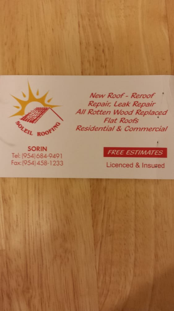 Slide of Soleil Roofing