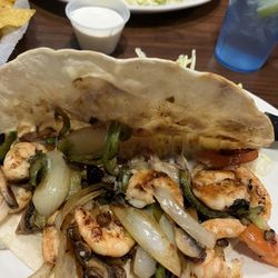 Taqueria and Restaurant Mi Pueblo 2 - Inside that delicious shrimp quesadilla!