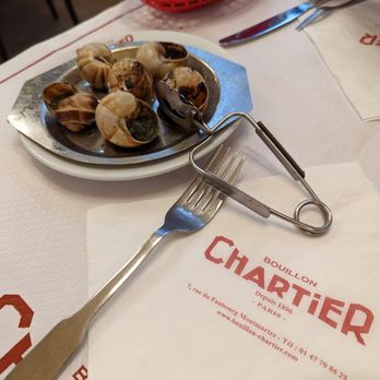 Bouillon Chartier - snails - French Near Me - Paris, 75