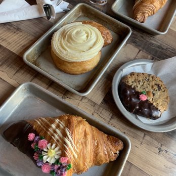 Chaps Coffee - Cinnamon roll, chocolate dipped croissant, cookie. - Bakeries Near Me - Spokane, Washington