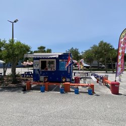 Sno Vibes Snoballs - This is the little snoball stand Sno Vibes Snoballs located in the HAGAN ACE Hardware store in the parking lot. Lots of parking.
