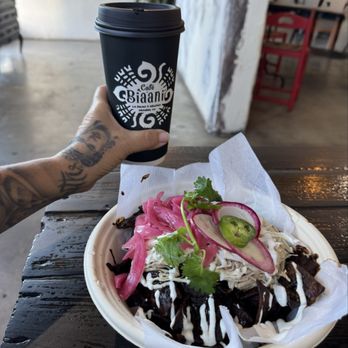 Cafe Biaani - Chilaquiles oaxaqueños - Coffee & Tea Near Me - Anaheim, California