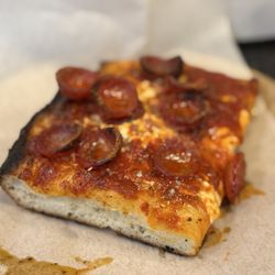 Prince Street Pizza - Spicy Spring (square ) peperoni cups pie