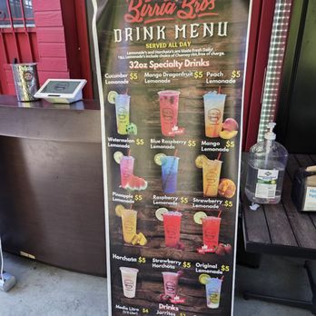 Birria Bros. - Drink Menu - Mexican Near Me - Bakersfield, California