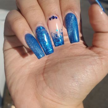 The Brothers Nail & Spa - Blue Nails (CatsEye) - Nail Salons Near Me - Indio, California The Brothers Nail & Spa - Blue Nails (CatsEye) - Nail Salons Near Me - Indio, California