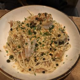 Shrimp linguine Shrimp linguine