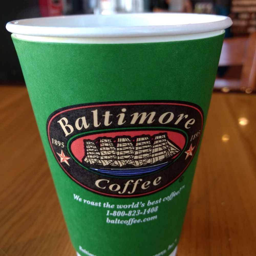 Baltimore Coffee & Tea - The nice looking green cup with logo - Coffee & Tea Near Me - Frederick, Maryland