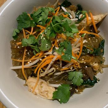 True Food Kitchen - My Korean Noodle Bowl with antibiotic free chicken. Healthfully delicious! - New American Near Me - San Diego, California True Food Kitchen - My Korean Noodle Bowl with antibiotic free chicken. Healthfully delicious! - New American Near Me - San Diego, California