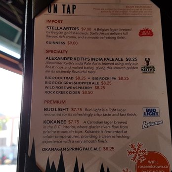 Rose & Crown Banff - Rose and Crown - Pubs Near Me - Banff, Alberta