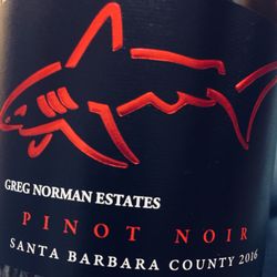 Rite Aid - Greg Norman Estates Pinot Noir, Santa Barbara County 2016.  Easy going representation of a Pinot Noir.  Glug.  Glug.  Glug.  Like soda.