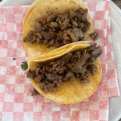 Don Chuy's Tacos - Carne Asada tacos (plain for my kids)