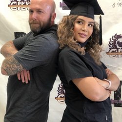 Cosmetology Institute of Las Vegas - With the great teacher Mr. John