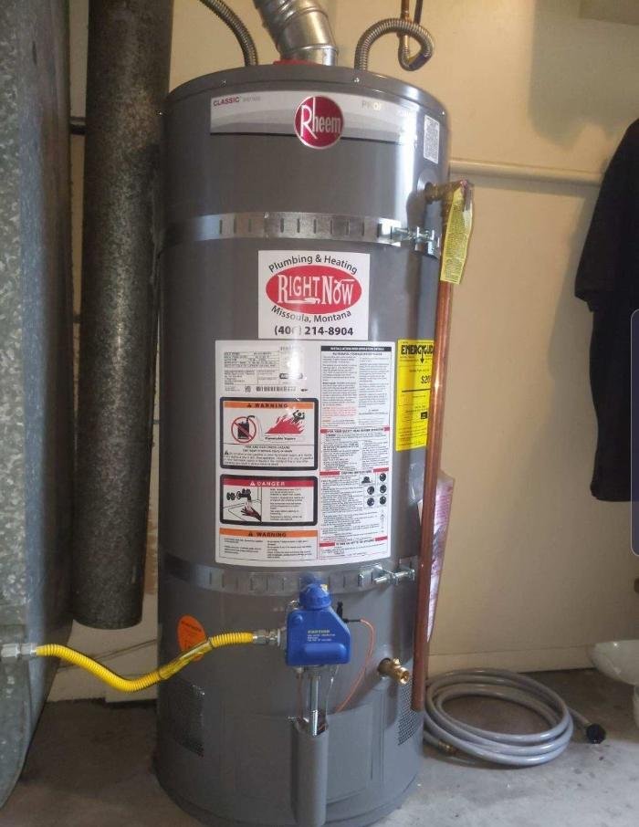 Slide of Right Now Plumbing and Heating