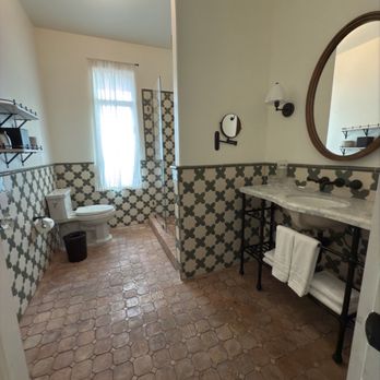 La Playa Hotel - Bathroom with an amazing shower and Lê Labo products everywhere - Hotels Near Me - Carmel, California La Playa Hotel - Bathroom with an amazing shower and Lê Labo products everywhere - Hotels Near Me - Carmel, California
