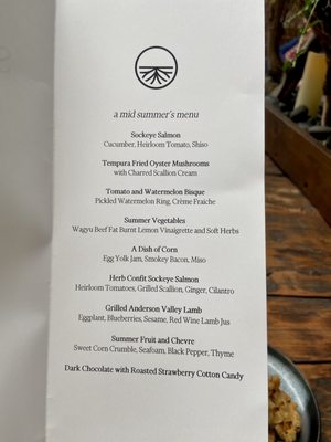 Menu photo 5 Surrell Seattle, WA