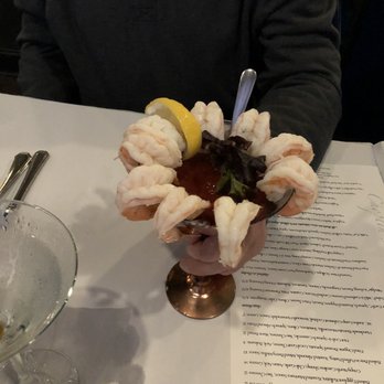 Choplin's Restaurant - Shrimp cocktail, a few bites in. - Seafood Near Me - Cornelius, North Carolina Choplin's Restaurant - Shrimp cocktail, a few bites in. - Seafood Near Me - Cornelius, North Carolina