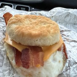 Wendy's - Bacon egg and cheese biscuit