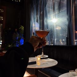 Olive Oil Washed Fig Cocktail
