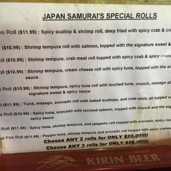 Japan Samurai - Sushi Bars Near Me - Chesapeake, Virginia Japan Samurai - Sushi Bars Near Me - Chesapeake, Virginia