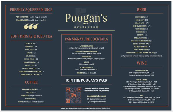 Menu photo 8 Poogan's Southern Kitchen Summerville, SC Menu photo 8 Poogan's Southern Kitchen Summerville, SC