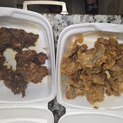 Wing King - Fried gizzards and livers