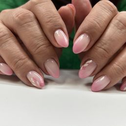 My beautiful nails...asked to do something simple with pink. Excellent service!!! My beautiful nails...asked to do something simple with pink. Excellent service!!!