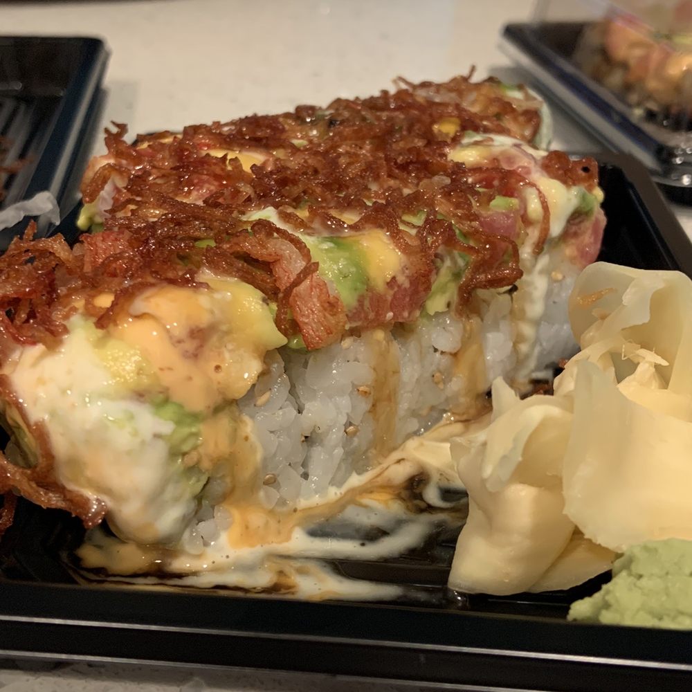 Chihiro Sushi & Bar - Close up on turning point roll. So good! - Sushi Bars Near Me - Euless, Texas