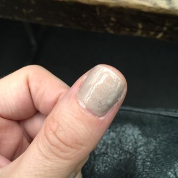 Haven - I left the salon with my nail looking like this...it is all lumpy over where she corrected it. She would not re-do it. - Skin Care Near Me - New York, New York Haven - I left the salon with my nail looking like this...it is all lumpy over where she corrected it. She would not re-do it. - Skin Care Near Me - New York, New York