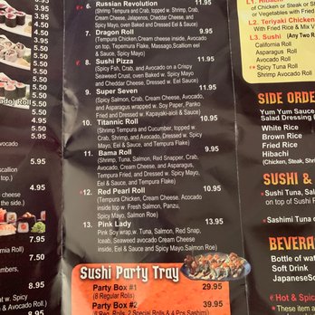 Sukoy Hibachi Express - Suhsi menu continued. - Japanese Near Me - Ocoee, Florida Sukoy Hibachi Express - Suhsi menu continued. - Japanese Near Me - Ocoee, Florida