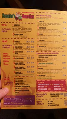 Menu photo 2 Pancho's Burritos Manchester, XGM Menu photo 2 Pancho's Burritos Manchester, XGM