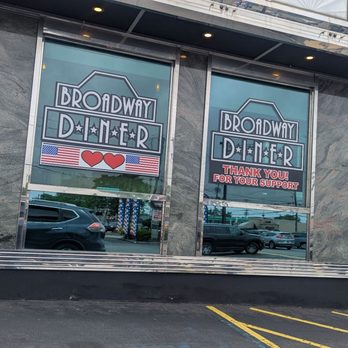 Broadway Diner - Outside the of restaurant. - Diners Near Me - Hicksville, New York