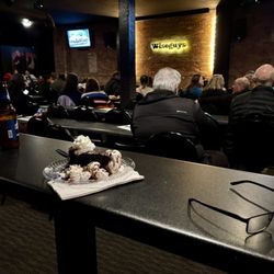 Wiseguys Comedy Club - Big old chocolate cake with a side of comedy